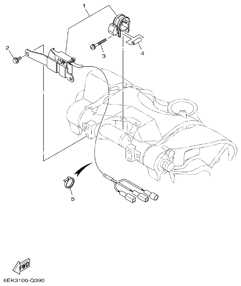 Yamaha F130AET, FL130AET OPTIONAL PARTS 10 parts diagram